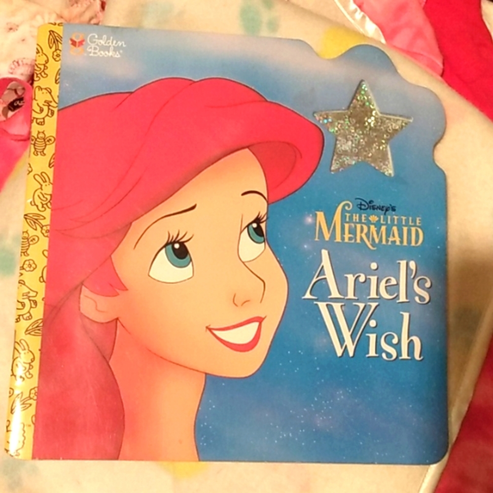 Vintage, Little Golden Book, Disney's The Little Mermaid, Ariel's Wish